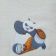 Bath towel with Kung fu Panda embroidery design
