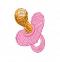 Pink dummy embroidery design