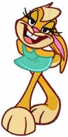 Lola Bunny 4 embroidery design