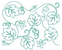 Leaf Quilting Free Backdrops Design