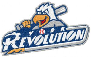 York Revolution Logo embroidery design