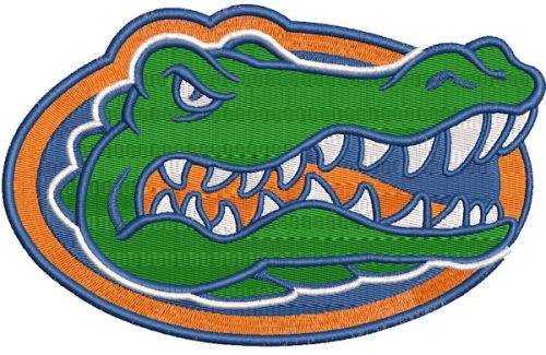 Florida Gator Primary logo embroidery design