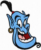 Genie embroidery design
