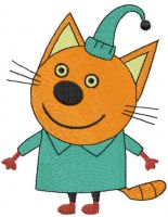 Cat compot embroidery design