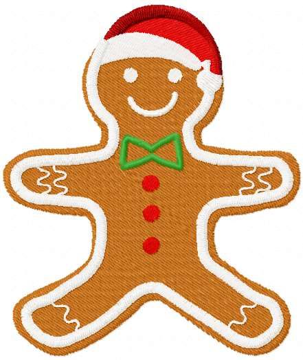 Gingerman free embroidery design