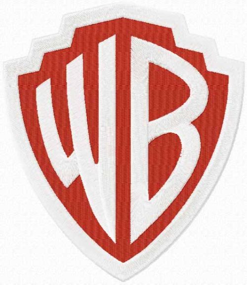 Warner Bros. logo machine embroidery design