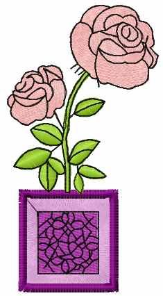 rose free machine embroidery design 13
