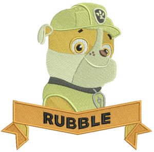 Rubble 3 embroidery design