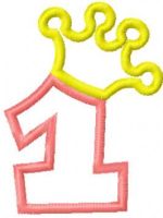 My first year applique embroidery design