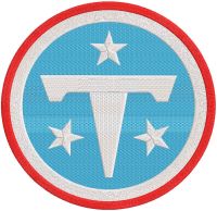 Tennessee Titans primary logo 2026 embroidery design