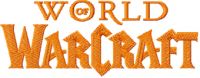 World of Warcraft logo embroidery design