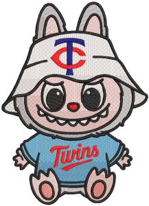 Labubu Minnesota Twins embroidery design
