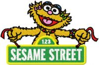 Elmo Invites  embroidery design