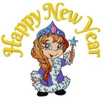 Snow maiden 2 embroidery design