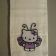 Hello Kitty butterfly design embroidered on towel