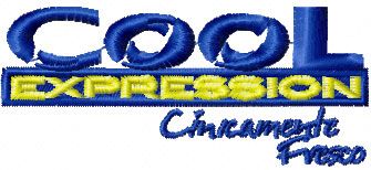 Cool Expression Logo machine embroidery design
