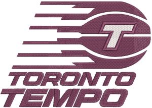 Toronto Tempo logo embroidery design