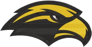 Southern Miss Golden Eagles 2015 logo embroidery design