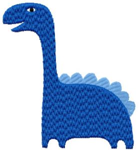 Dino 2 embroidery design