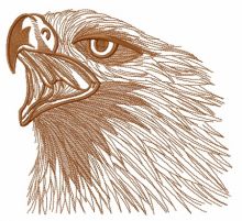 Wild eagle 2 embroidery design