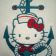 Embroidered Hello Kitty