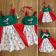 Christmas dress with tinkerbell embroidery design