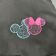two mice embroidery design