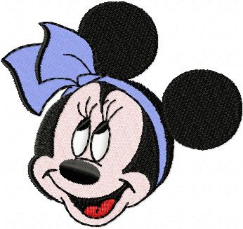 Minnie Mouse 1 machine embroidery design