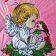 In hoop Christmas Angel embroidery design