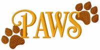Paws free embroidery design