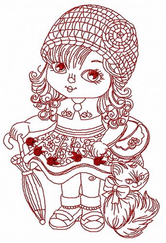 Young fashion-monger 4 machine embroidery design