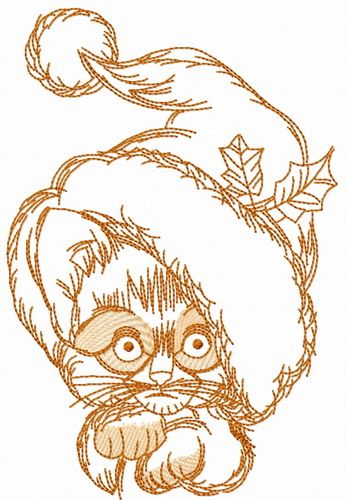 Too small to be Santa 4 machine embroidery design