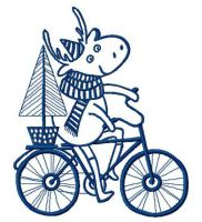 Enjoy winter time 4 embroidery design