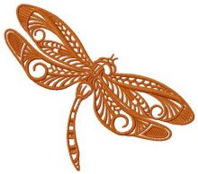 Dragonfly 4 embroidery design