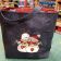 Bag with Snowmen embroidery design
