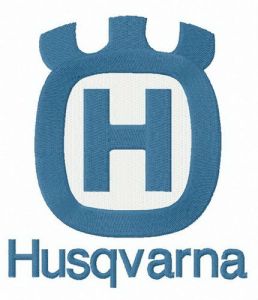 Husqvarna Sewing Machines logo embroidery design