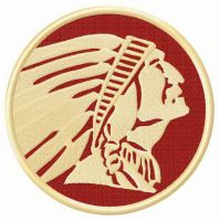 Indian Motocycle alternative logo embroidery design