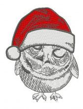 Owl-ways Christmas embroidery design
