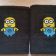 Towels with Minions embroidery design