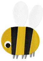 Bee free embroidery design 11