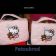 Textile embroidered bag with Hello Kitty design