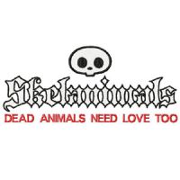 Skelanimals Logo  embroidery design
