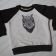 Tribal owl  design on sweater embroidered