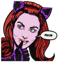 Сatwoman 2 embroidery design