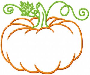 Perfect Pumpkin embroidery design