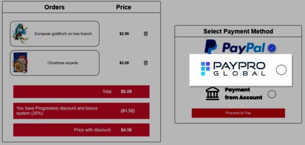 How pay for embroidery designs via credit card