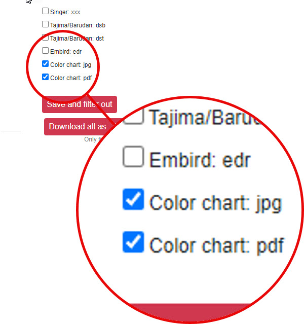 color chart jpg format